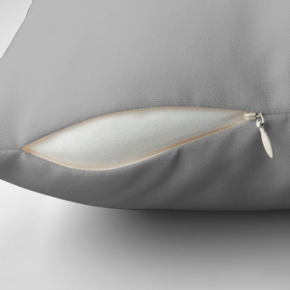 A soft, plush pillow with a three-legged design, perfect for tripawd pets and animal lovers.