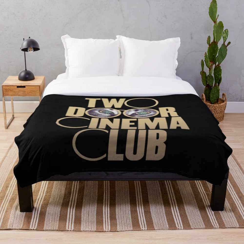 Two Door Cinema Club Themed Plush Blanket