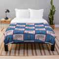 The French Dispatch Plush Blanket featuring Benicio Del Toro