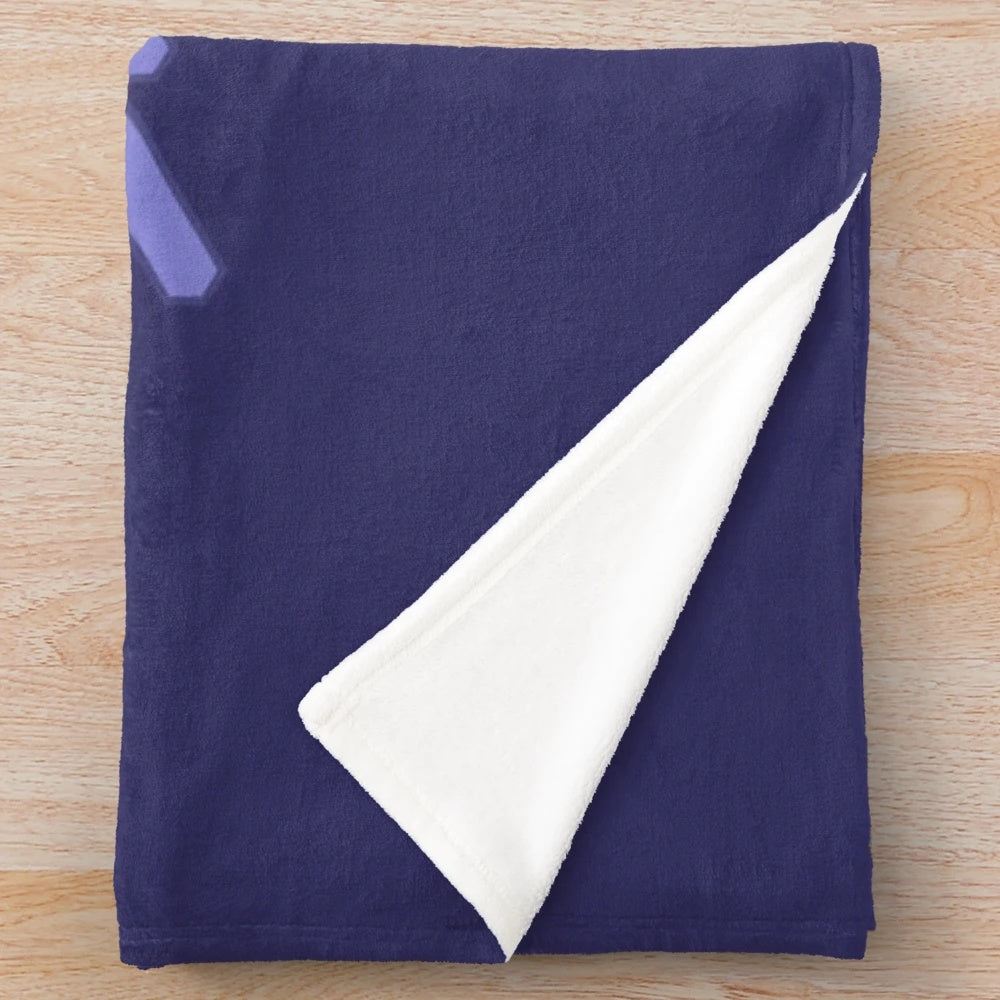 Plush winter-themed blanket inspired by the Dresden Files book series