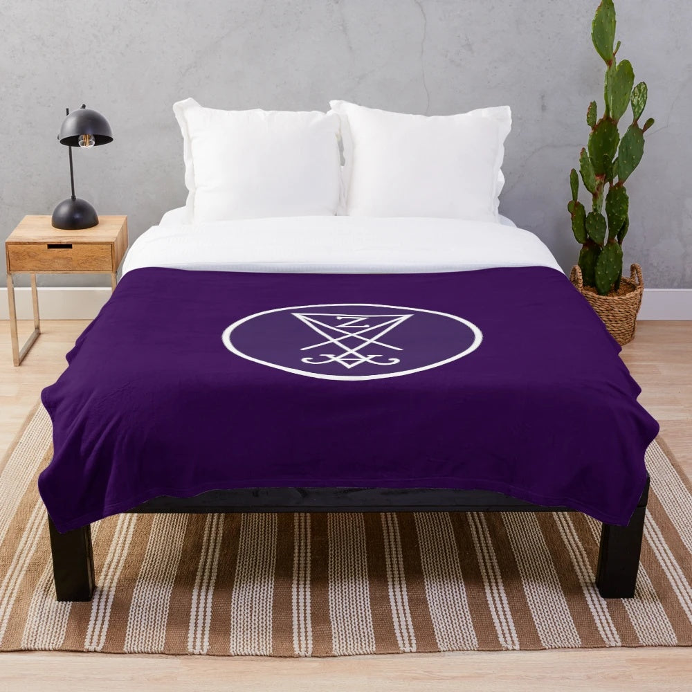 Zeal and Ardor inspired plush blanket with band logo
