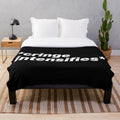 Cringe Intensifies' plush blanket featuring a humorous meme-inspired design
