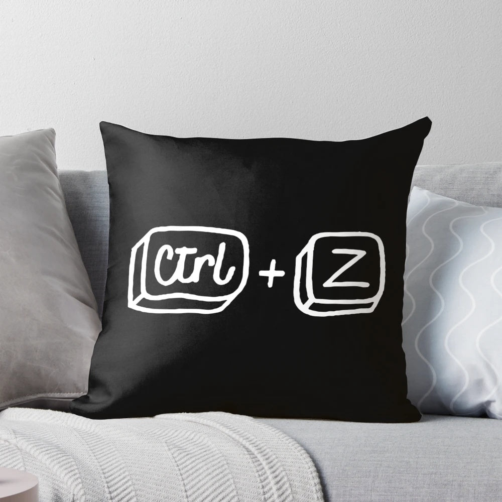 Ctrl Z undo command keyboard button PC pillow