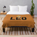 Soft and cozy leo mermaid plush blanket