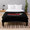 BBS inspired plush blanket with car and motorsport design
