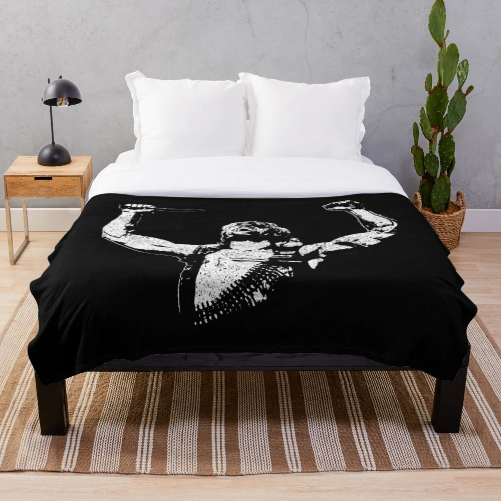 Deadly Prey Danton inspired plush blanket