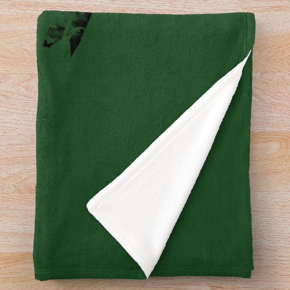 Clever Girl Plush Blanket featuring a velociraptor design