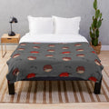 Cozy plush blanket featuring Diavolo's pattern from the anime series Obey Me
