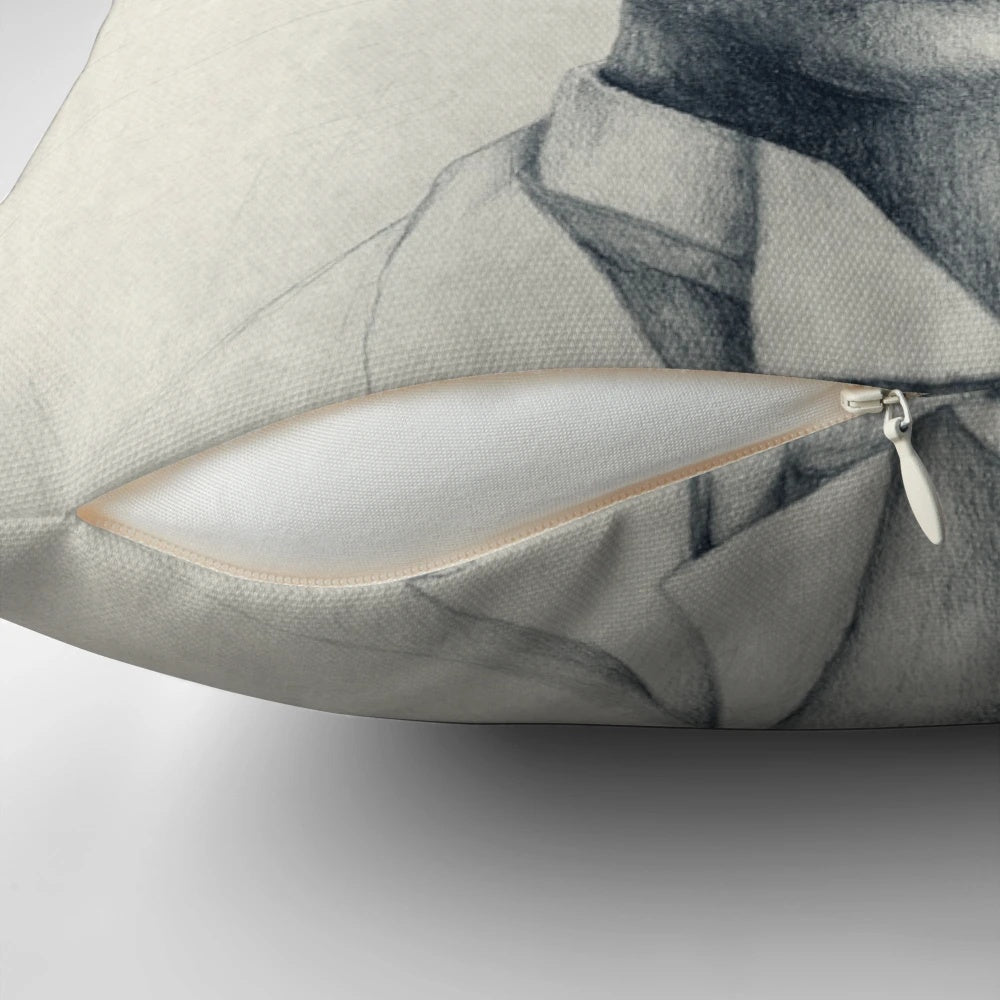Vintage-inspired disorientation pillow with abstract, trippy butterfly design for a surreal, mind-bending experience.
