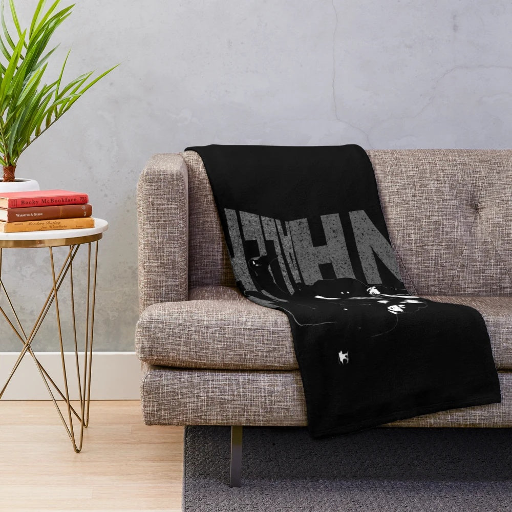 Cozy plush blanket featuring the Inhaler band logo and Dublin 2 classic design