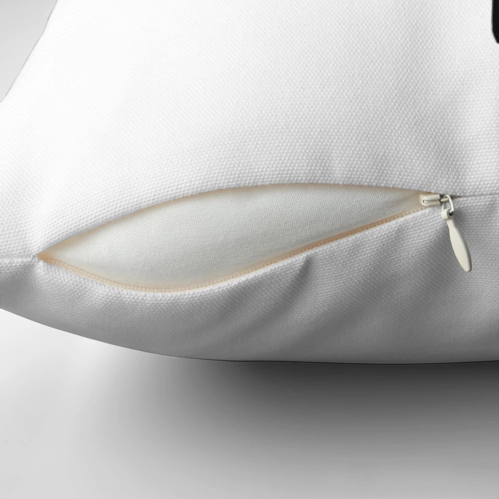Leaf skeleton decorative pillow with nature-inspired design