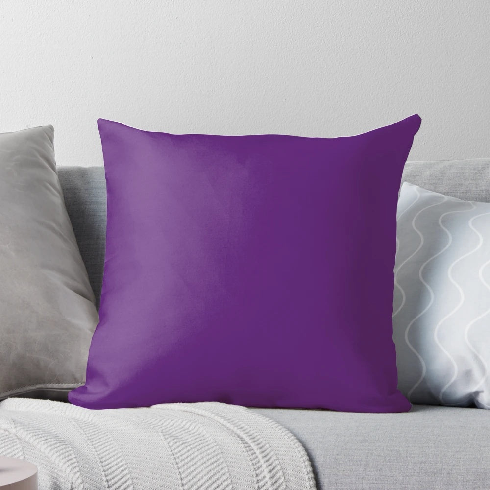 A plush, purple pillow with a rich, blackberry-inspired color for cozy and stylish home accents.