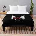 Engel plush blanket with metal music design