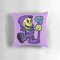 Eternian Vintage Masters of the Universe Villainy Skull Throw Pillow