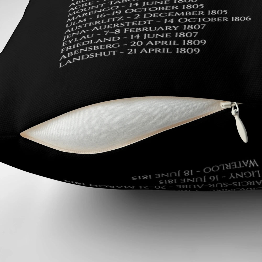 Pillow featuring Napoleon Bonaparte and the Napoleonic Wars