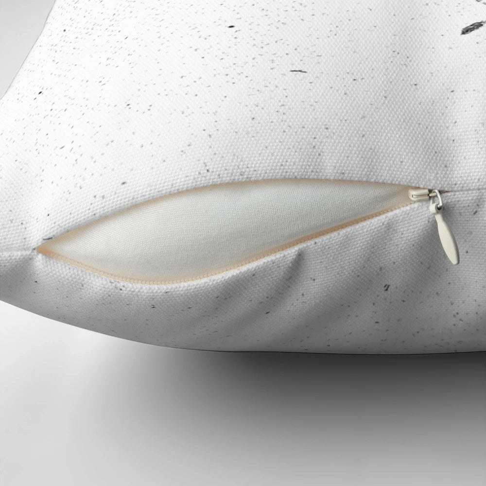 Adventure Awaits Typographic Pillow for Outdoor and Nature Enthusiasts