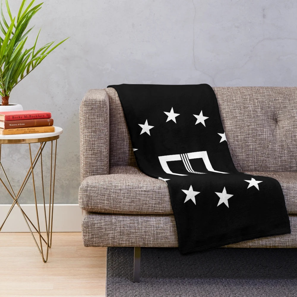 Fallout-inspired Enclave plush blanket