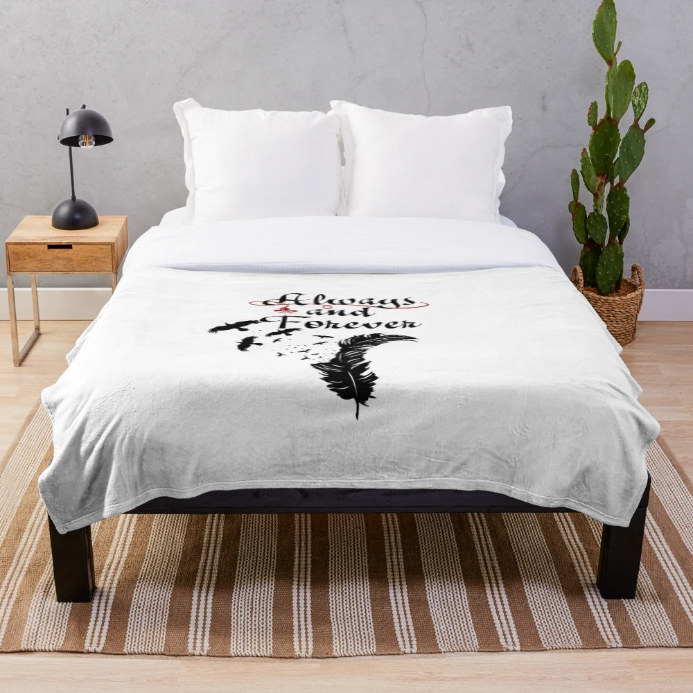 Klaus from The Originals TV show plush blanket