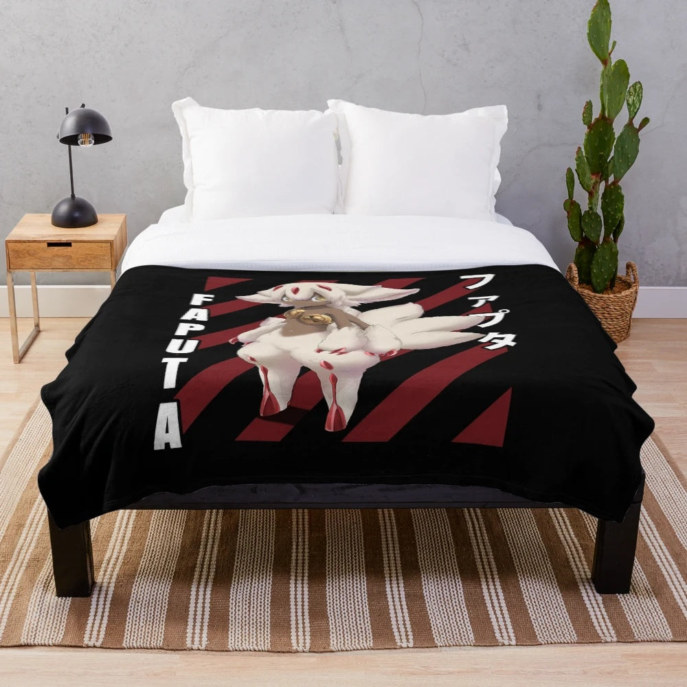 Faputa inspired plush blanket from the anime series Made in Abyss