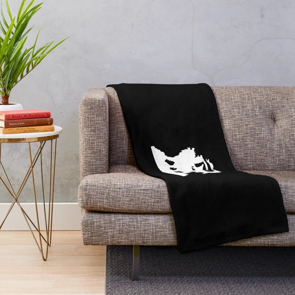 Cozy and warm conjoined twin dragon plush blanket