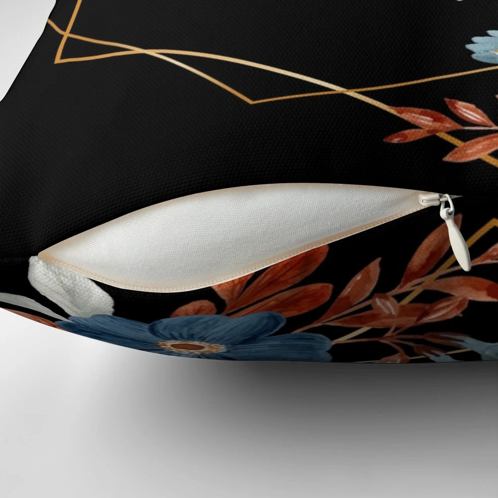 Floral JW Pioneer Life Pillow, a minimalist home decor item for Jehovah's Witness pioneers