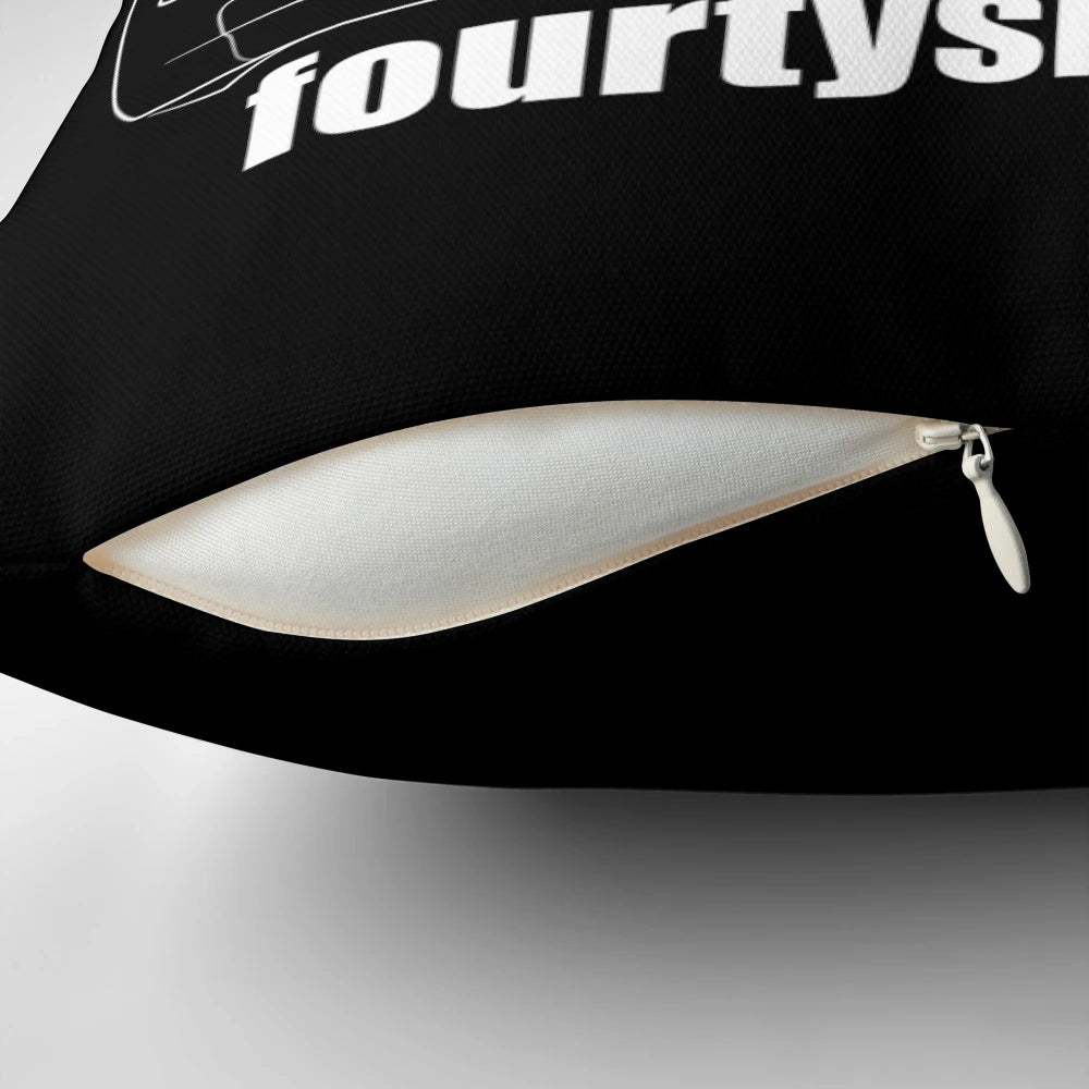 Fourtysixlovers logo pillow featuring the iconic BMW E46 3 series design