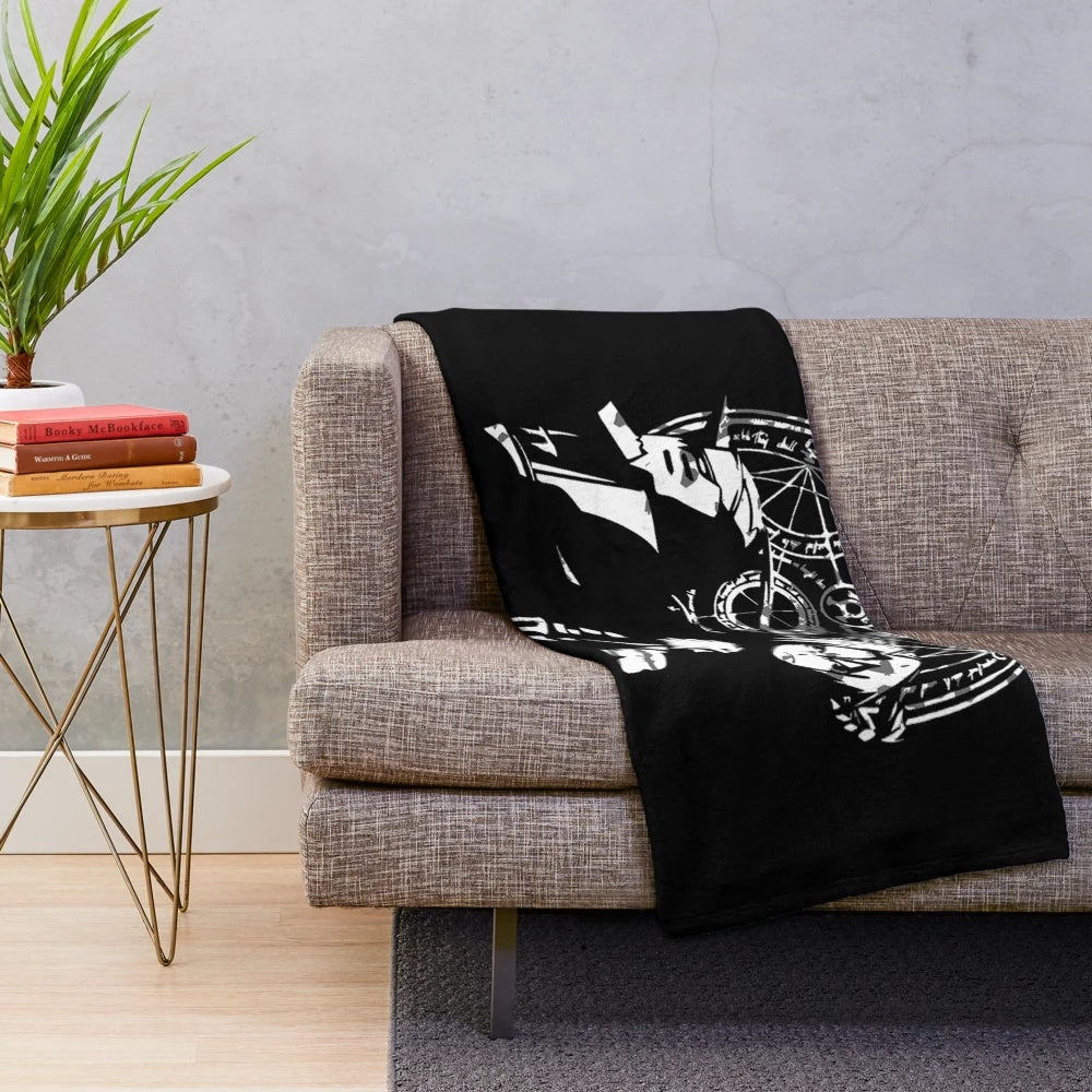 Fullmetal Alchemist-inspired plush blanket featuring the Elric brothers