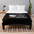 Funny Badass IT Manager Plush Blanket with Cool Occupation Graphic