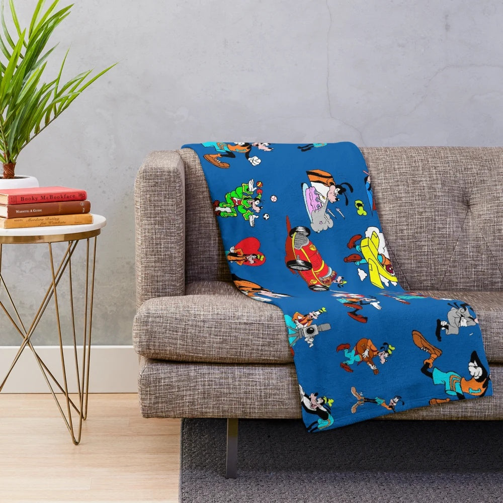 Funny Goofy Collage Plush Blanket