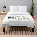 Land surveyor themed plush blanket with funny design