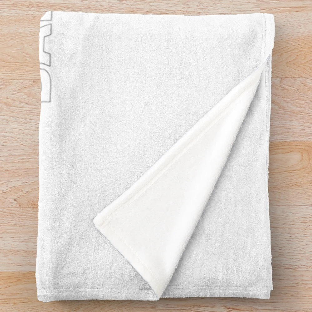 Funny Trader Plush Blanket with Cryptocurrency and Finance Motif