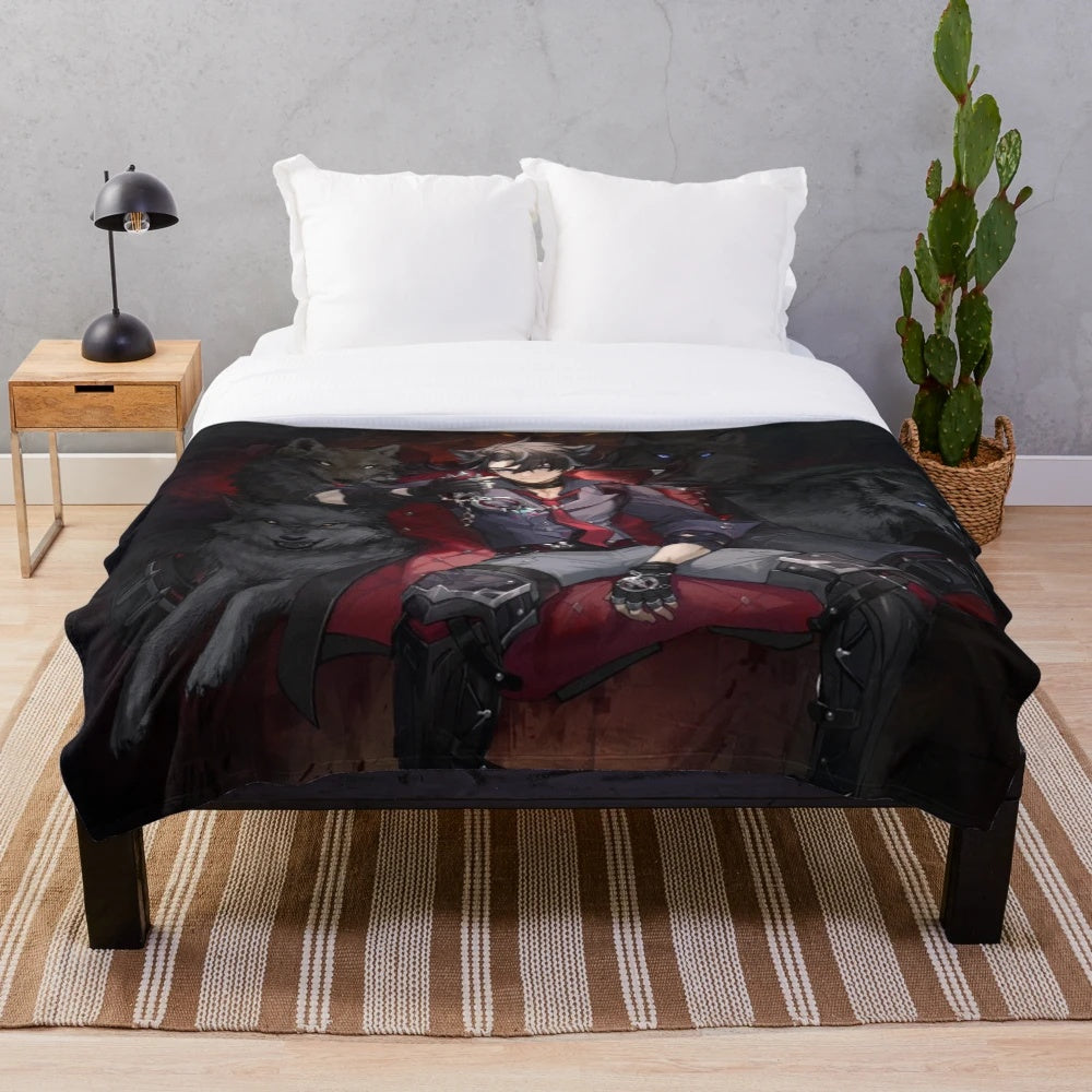 Genshin Impact Risley Plush Blanket