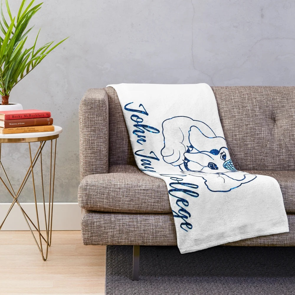 Glitter John Jay College Inspired Plush Blanket