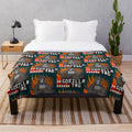 Gorilla Tag inspired plush blanket with classic gorilla design