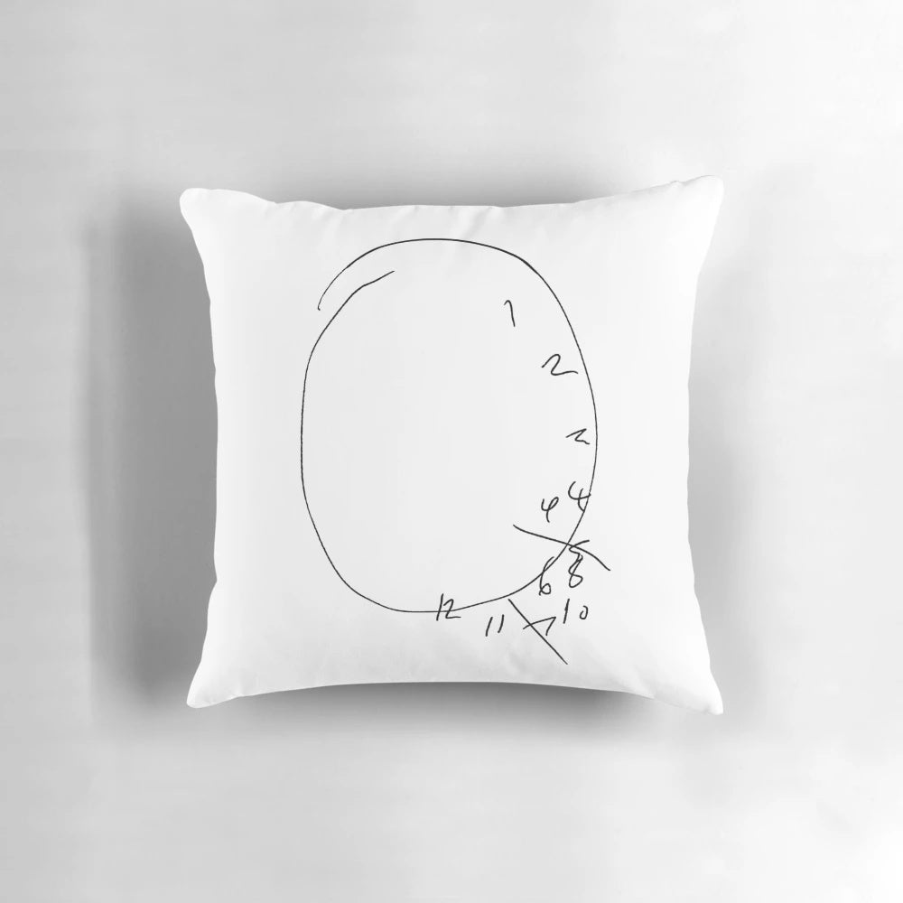 Hannibal TV show inspired throw pillow featuring Will Graham and a deer design
