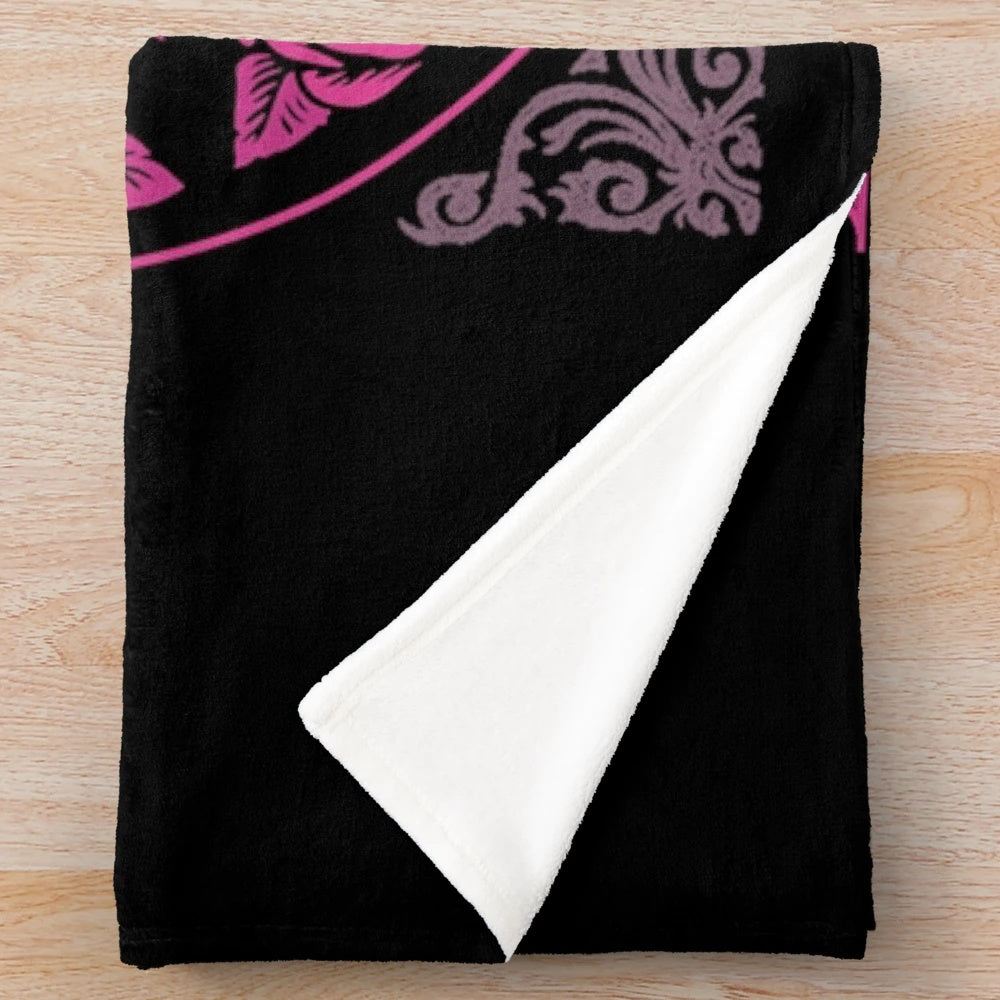 Heartagram Graphic Plush Blanket featuring Ville Valo of the Finnish metal band HIM