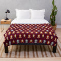 Hex-Inspired Wanda Plush Blanket featuring the iconic Marvel character