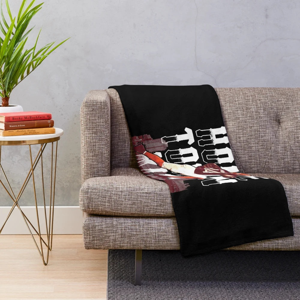 Sam Hubbard Plush Blanket featuring the Cincinnati Bengals player