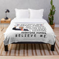 Funny Trump Inspired Plush Blanket