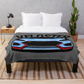 Hyundai Veloster N inspired plush blanket for car enthusiasts