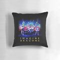 Imagine Dragons Vintage Pillow featuring the band's Mercury World Tour 2023 design