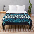 Obsession Plush Blanket featuring a dark, cinematic design
