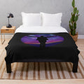 The Script's Danny O'Donoghue silhouette against a galaxy-inspired plush blanket design