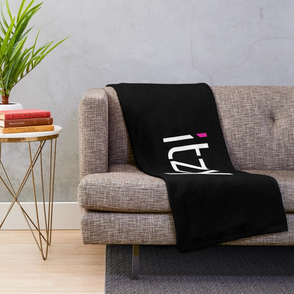 ITZY Kpop Inspired Plush Blanket with HD Logo Design