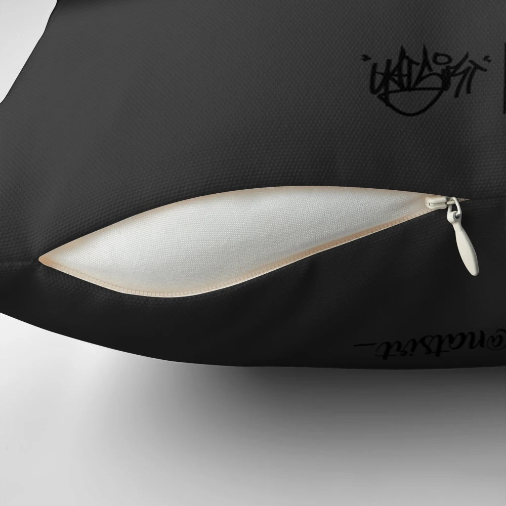 Yeezy Zebra-inspired decorative pillow featuring Kanye West's iconic sneaker design