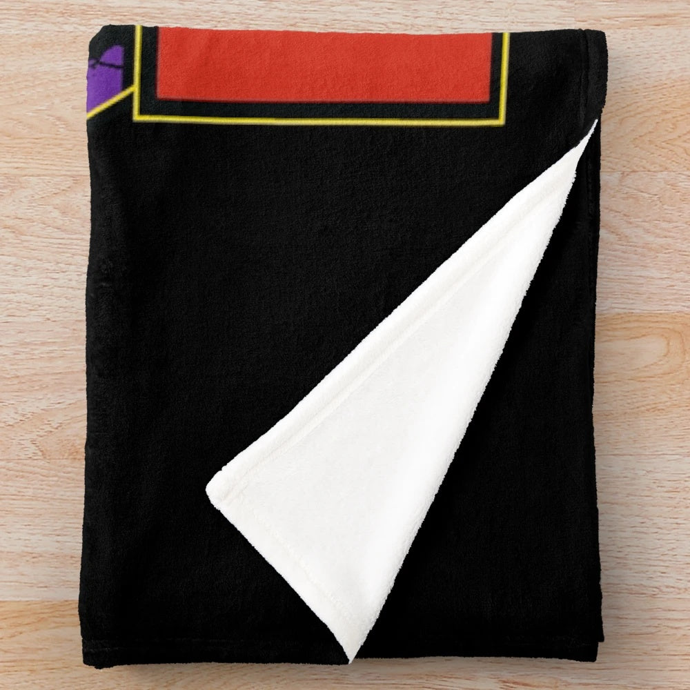 KISS-inspired Starchild design plush blanket