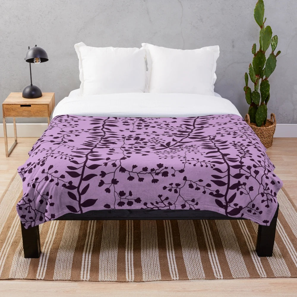 Lavender Freesia Plush Blanket featuring Bella Swan from the Twilight Saga