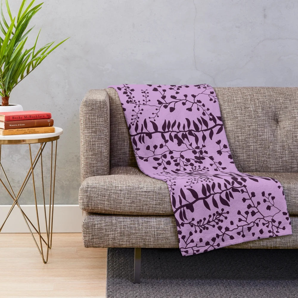 Lavender Freesia Plush Blanket featuring Bella Swan from the Twilight Saga