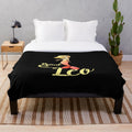 Leo mermaid plush blanket with a cute and legendary animal design
