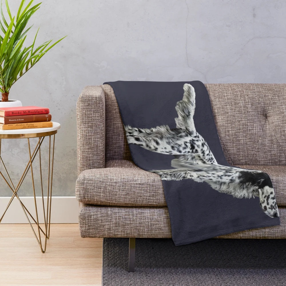 Llewellin Setter Plush Blanket
